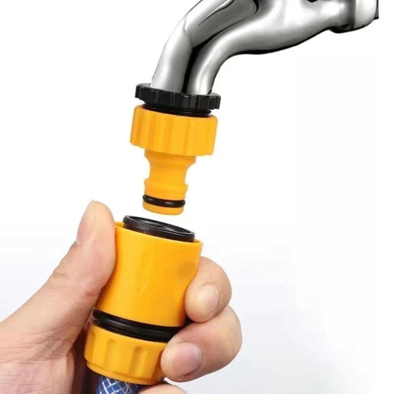 6 ks ABS Zahradní rychlospojka na hadici 1/2” Koncová Dvojitá Vnější Hadicová Spojka Adaptér Prodlužovací Sada Pro Hadici Trubku