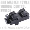 BP0K-66-350 Master Power Window Control Switch For Mazda 3 BK 2004 2005 2006 2007 2008 2009 Car Window Switch Accessories Black