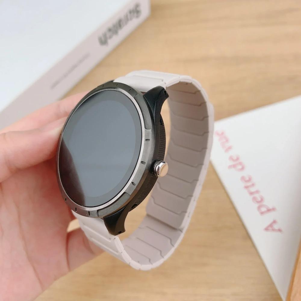 20mm 22mm 18mm Silicone Magnetic Loop Strap for Samsung Galaxy Watch 7/6/5 Active 2 Amazfit Bracelet HUAWEI Watch GT 2e 3 Band