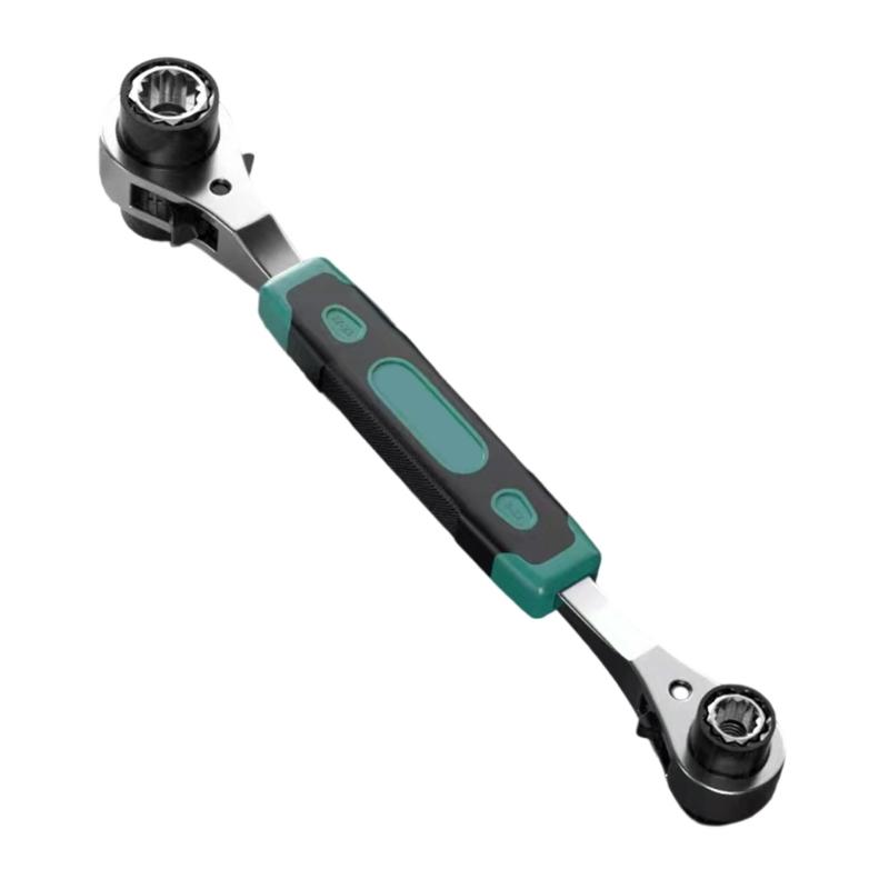 

Ratchets Wrenches Spanner Tool Double Head Two Direction 8-10-12-13-14-17-19-21mm 8 in 1 Wrenches for Car Repair 1