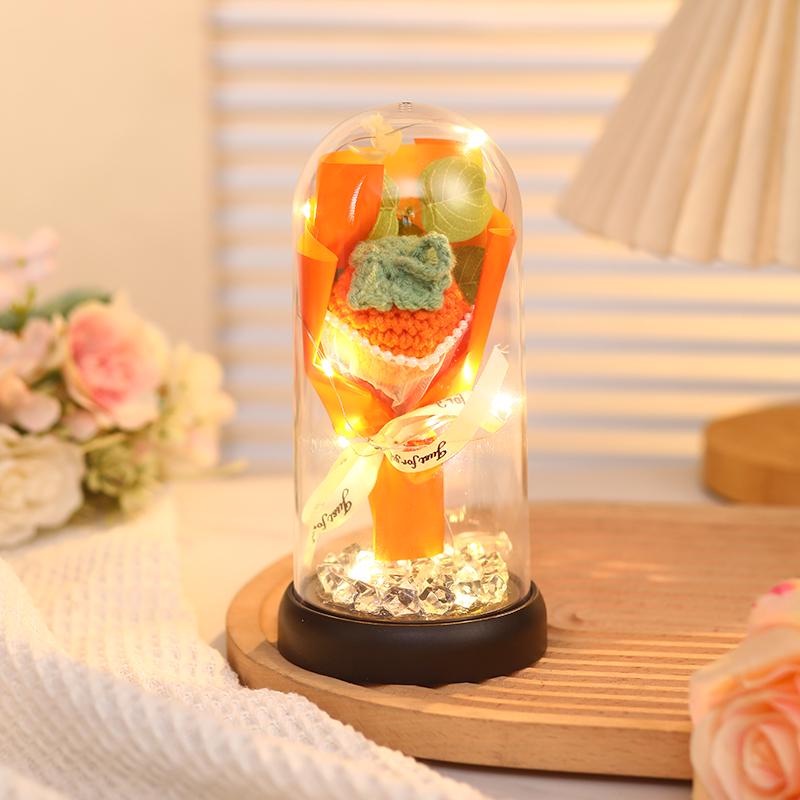 Rose Bouquet Night Light – Ideal Birthday Gift for Women, Friends, or Classmates