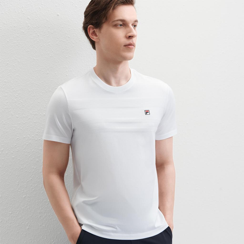 New FILA T Shirt Men's Standard White F11M421116FWT