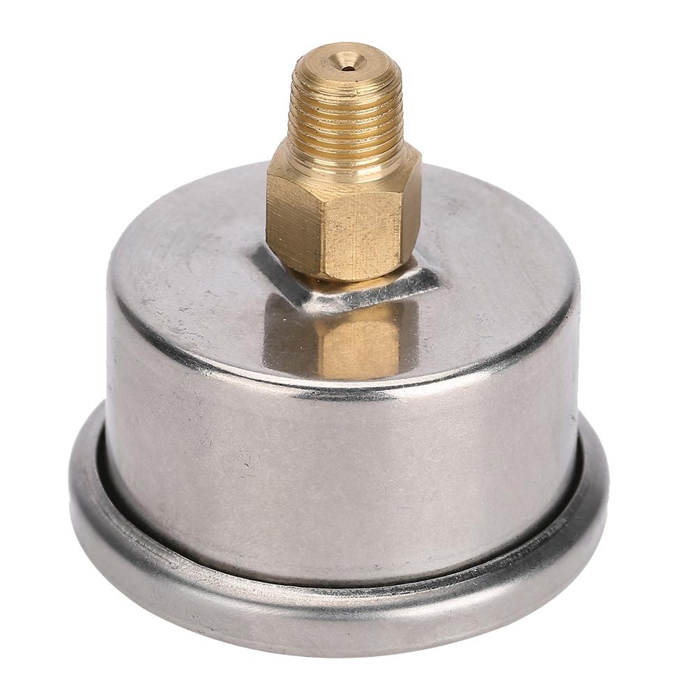 0 100 PSI Bar Universal Car Fuel Pressure Regulator Gauge Liquid Fill Fuel Oil Meter