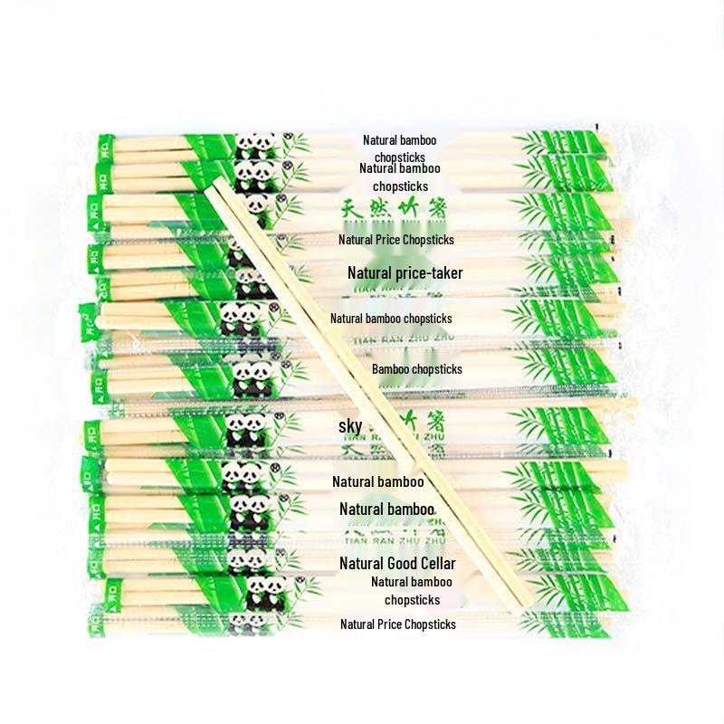 

Disposable Round Bamboo & Wood Chopsticks with Toothpick