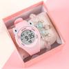 Comfortable Kids Watch with Bracelet Sports Electronic Watch Cute Children's Watch  for Students