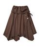 VENHIT Star Layered Skirt_Brown