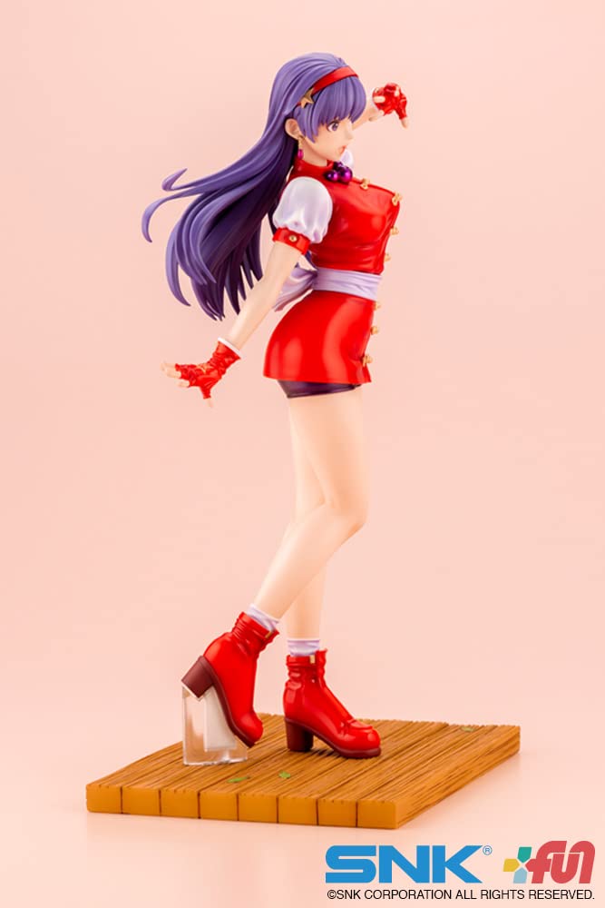 BISHOUJO SNK Bishoujo Athena Asamiya KING OF FIGHTERS Scale PVC Painted Finished Figure SV314 -THE '98-1/7