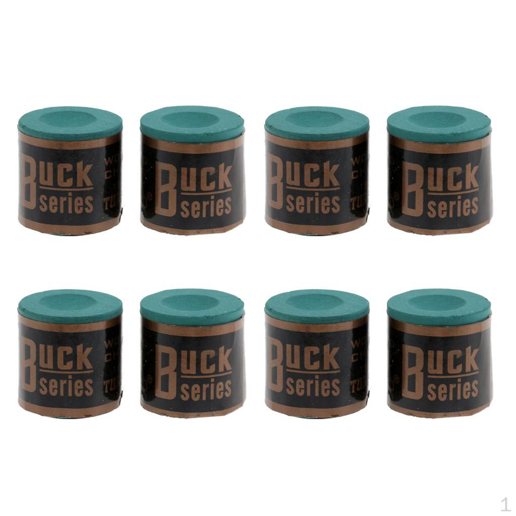 8 Blocks Snooker Pool Chalk Billiard Equipments