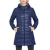 Women Fashion Casual Light Outerwear Solid Hooded Zippers Coat Down Jackets
