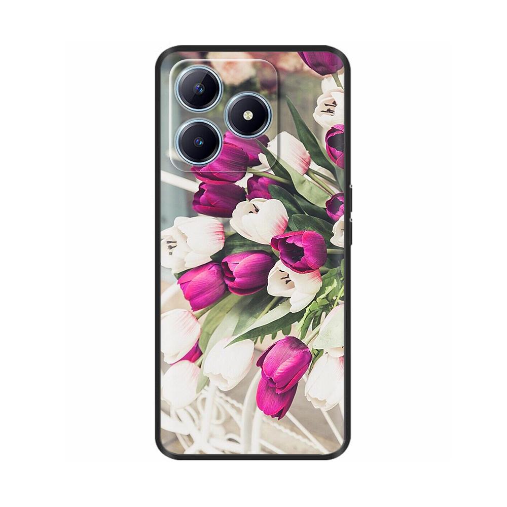For Realme C63 Case Animals Soft Silicone TPU Phone Cases Back Cover For OPPO Realme C63 C61 C 63 Shockproof Protective Fundas