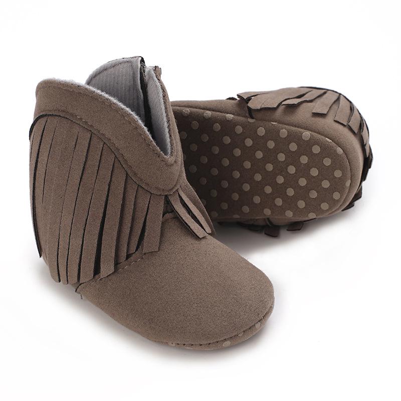 Stylish Tassel Baby Boots for Girls (0-1 Year)