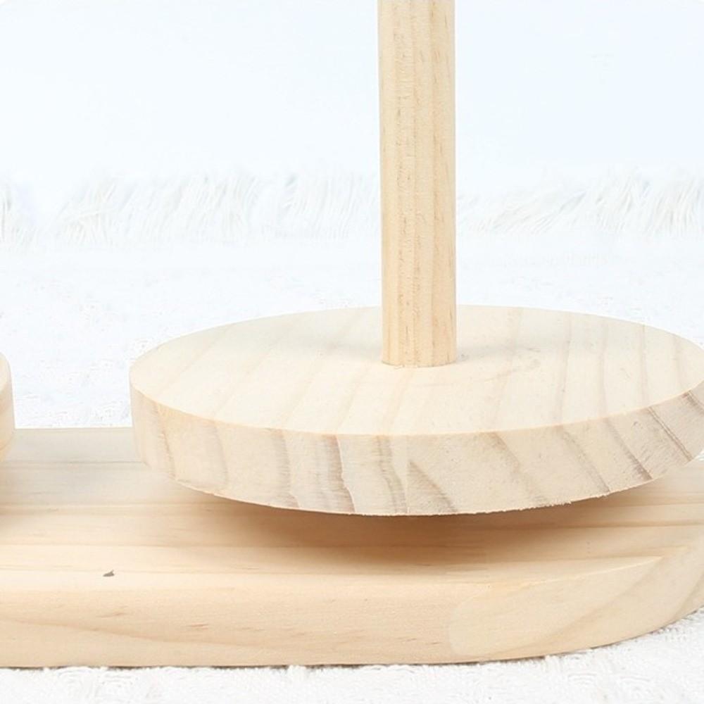 Portable Wool Yarn Winding Axis Frame Wooden Yarn Holder Durable Yarn Rotating Tool  Household