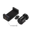 Adjustable Phone Holder Smartphone Clip + Flexible Ballhead Adapter Mount with 1 4 Inch Screw