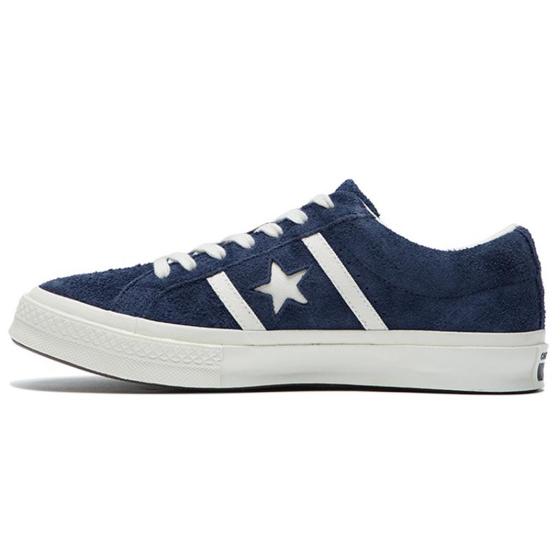

Converse One Star Acadamy Ox Obsidian Trendy Versatile Low-Top Espadrilles Unisex Navy Blue 36