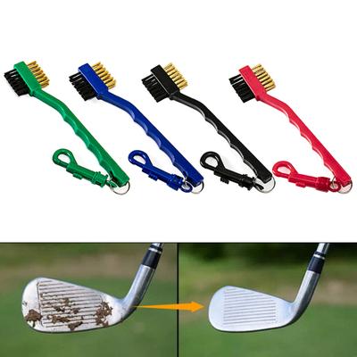 Golf Cleaning Brush Useful Multifunctional Effective Cleaning Brush Double Side Golf Cleaning Brush Golf Brush Golf Accessories