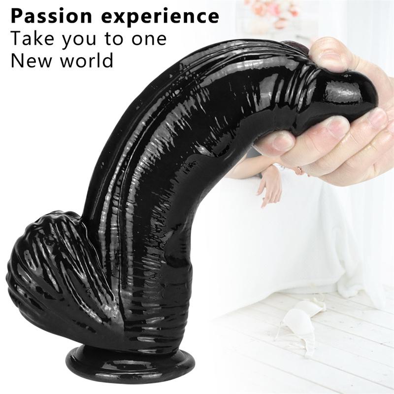 Women's Stubby Dildo Mushroom Head Big Mac Simulation Super Thick Dildo Cock Appealing Big Butt Plug