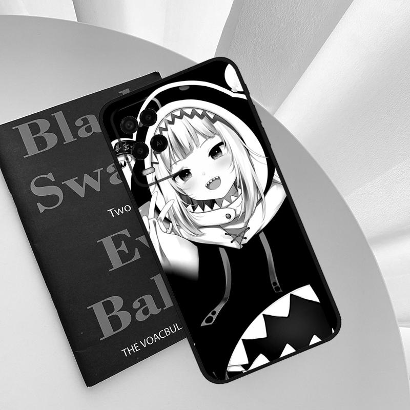 Gawr Gura Hololive Anime Case For Oppo A58 A78 A98 A15 A16 A17 A52 A72 A76 A96 A54 A74 A94 A57 A77 A54S A57S Cover