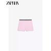 Zaprha 2025 New Arrival Fashion Tape Bowknot Decoration Contrast Color High Waist Temperament Culottes Women's Small 3644159
