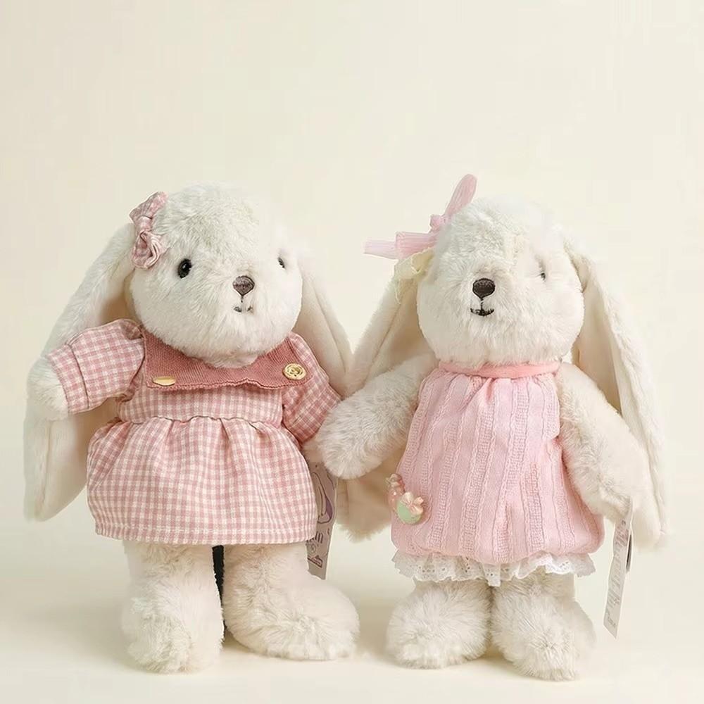 Clothed Bunny Bunny Plush Toy Super Soft Rabbit Plushie Stuffed Animal Rabbit Girls Gift