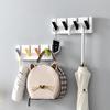 Four-Grid Foldable Nordic Minimalist Hook for Hats, Coats, Bags, and Keys