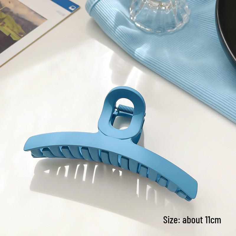 Autumn/Winter Milk Coffee Claw Clip Collection: Versatile Cutout Hair Clip for Thick Hair