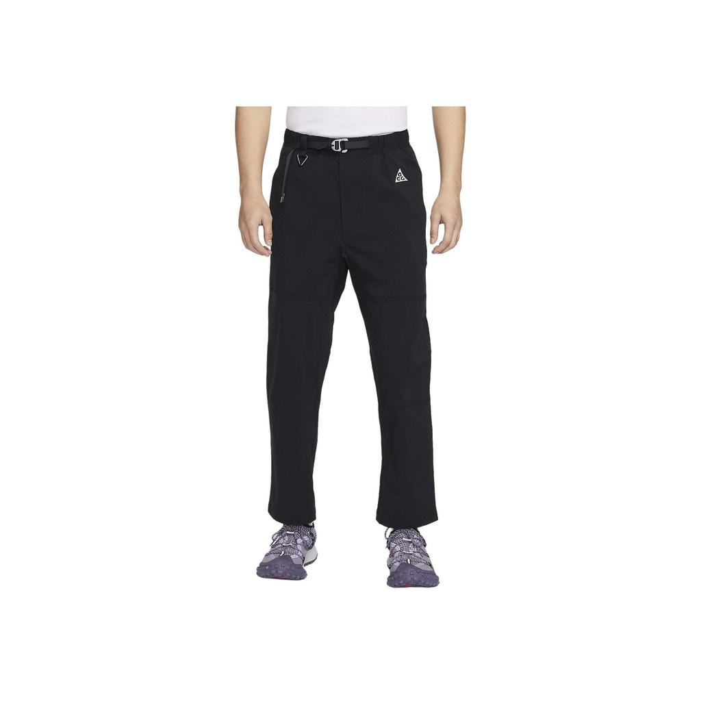 Nike ACG Collection Solid Color Sports Straight-Leg Woven High-Waist Casual Pants Men Bottoms Black FN2451-010