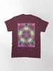 Pentangle Pastel Shades Multicolored Kaleidoscope Pentangle Pattern 12 Classic T-Shirt