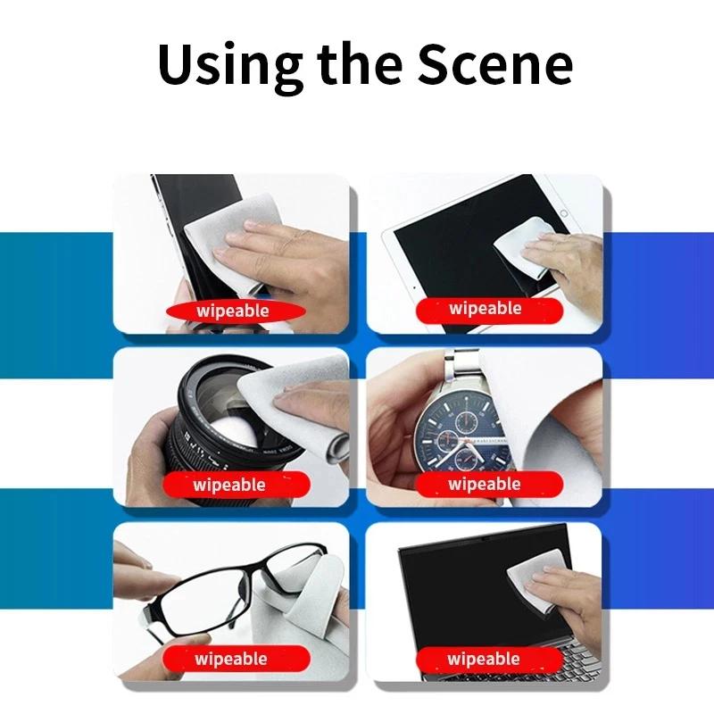 Premium Microfiber Universal Screen Cleaning & Polishing Cloth | Suitable for Phones, Laptops, Camera Lenses, LCD Displays