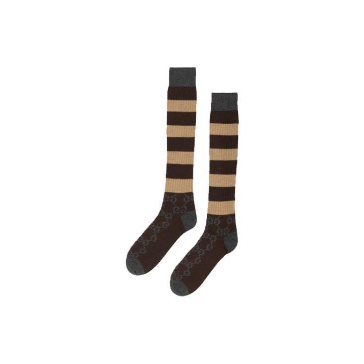 Gucci Men's Knee High Socks 718470-4GB24-2579