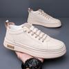 Fashion Fashion Casual Leather Mens Casual Shoes Non-Slip Walking Sneakers Outdoor Lightweight Skateboard Footwear Comfy Vulcanize Shoes