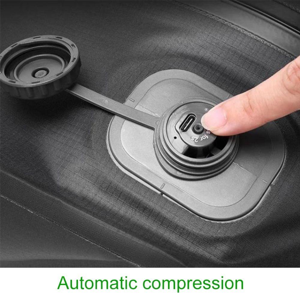 Air Pump Inside Automatic Vacuum Bag Reusable Luggage Vacuum Storage Bag Backpack