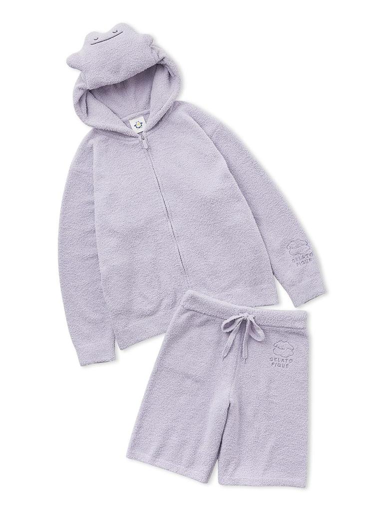 gelato pique Babymoko Metamon Hoodie and Shorts PMNT244028 PPL Men's Set,