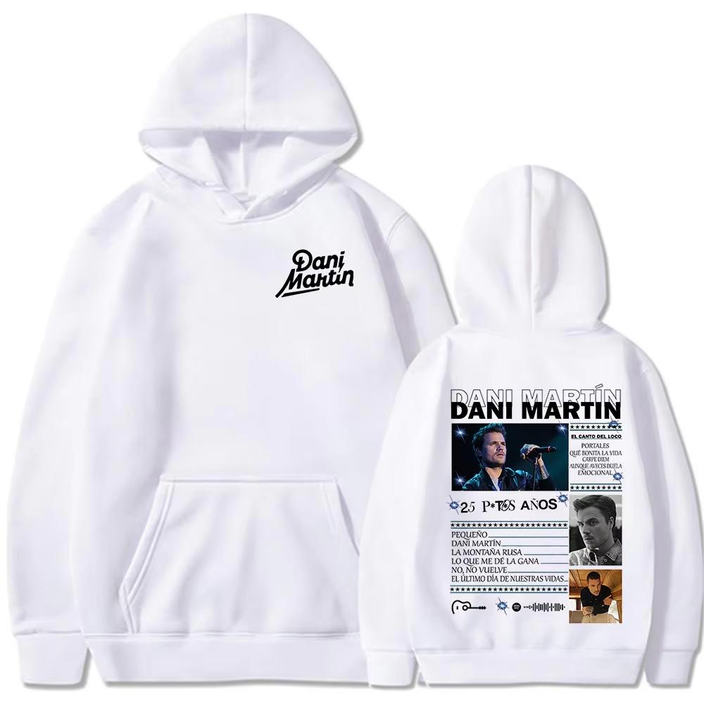 Dani Martin Album Tour Merch Hoodie Herren Damen Kleidung Mode Hip Hop Übergroßes Kapuzensweatshirt Streetwear