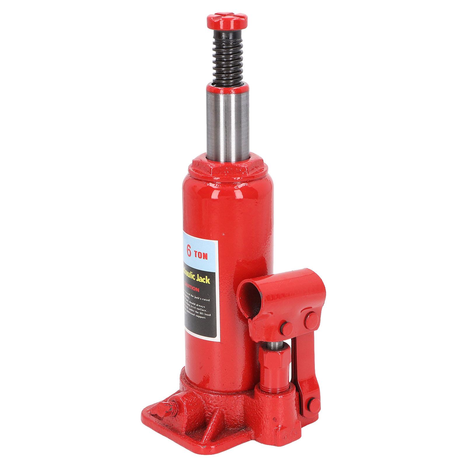 

Гидравлический бутылочный домкрат 6T Сверхмощный Красный цвет Портативный Сварной Гидравлический Автомобильный Домкрат