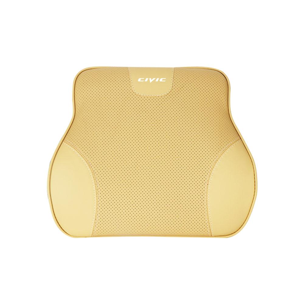 LUP1 Car Seat Back Neck Pillow Waist Support Cushion Pad Headrest For Honda Civic Accord City CRV Jade Fit Odyssey Hybrid Accessories