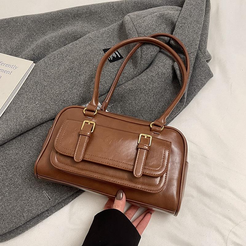 

Оптовая продажа популярной нишевой модной женской универсальной сумки-подушки под мышкой, корейской высококлассной простой наплечной сумки для поездок на работу