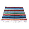 Mexican Table Runner 6.6ft Long 4.9ft Wide Bright Colors Soft Cotton Fringe Cotton Table Runner for Party Decoration