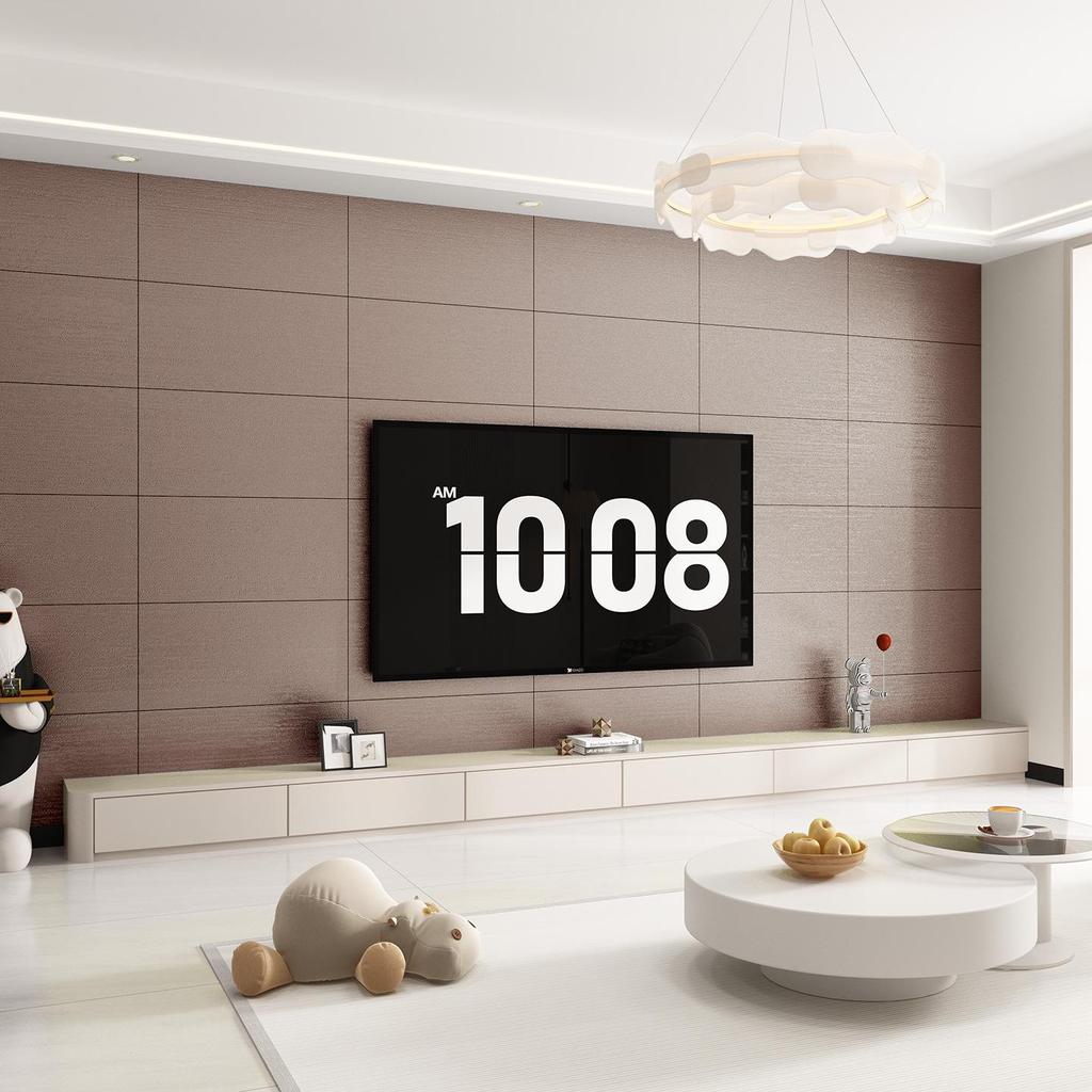 Imitace kovu Vodotěsný Samolepicí Nástěnný Panel - Nástěnná Dekorace & Vlhkosti Odolná Nálepka pro Renovaci Obchodu