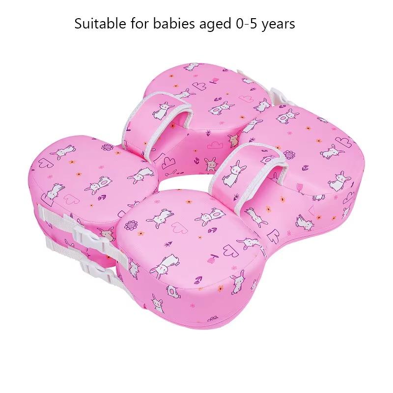 

Детский плавательный круг 1 шт., детский круг для поддержки коленей и подмышек, спасательный круг для детей, оборудование для игр на воде розовый