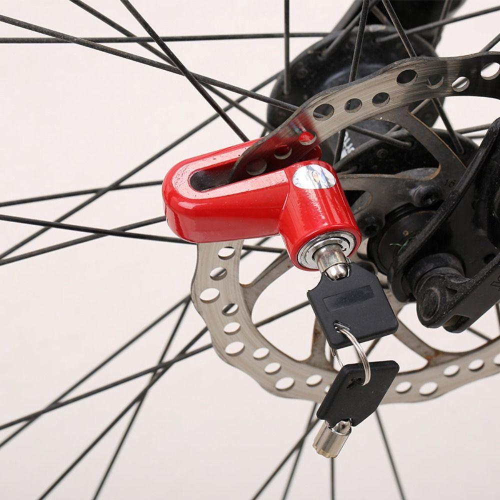 Mini Size Bicycle Disc Brake Lock Steel Wire Anti Theft Lock Portable Bike Lock  Bicycle