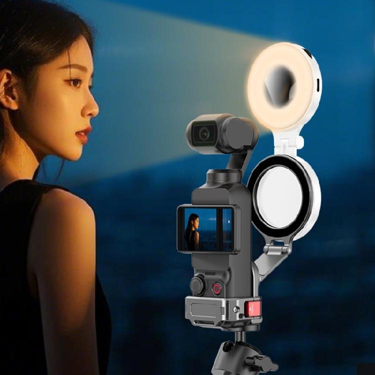 Quick Fixation Magnetic Mount for Pocket 3 Accessories with Adjustable Holder for Desktop Use