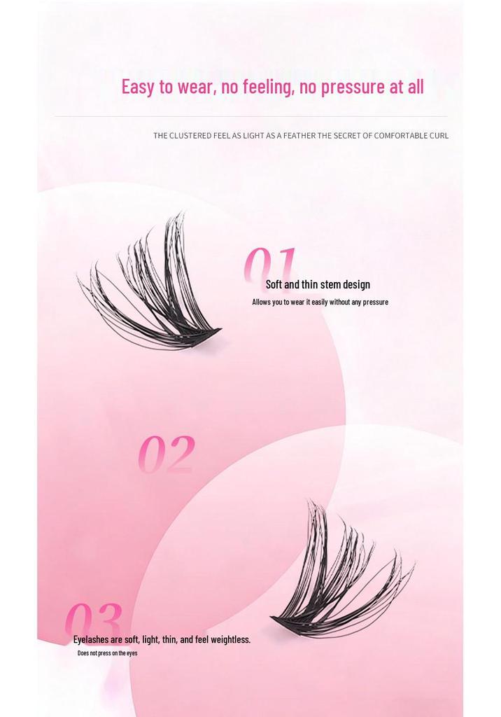 European and American DIY Large Capacity False Eyelashes - Hot Melt Duo Style
