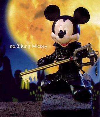 Roi des arts du jeu KINGDOM HEARTS (Mickey) (Figurine articulée peinte en PVC)