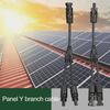 Kabel Vodotěsný solární panel Paralelní Y konektor Snadná instalace Extra dlouhý