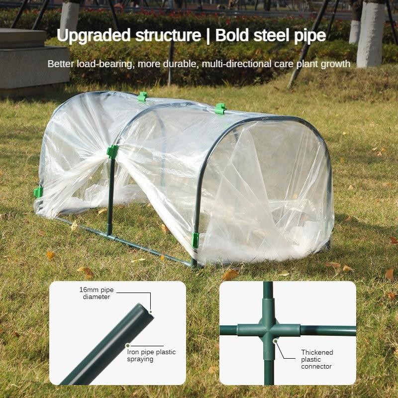 Household Garden Small Warm Room Greenhouse Balcony Spliceable Plant Flower Shed Outdoor Flower Room Insulation Shed