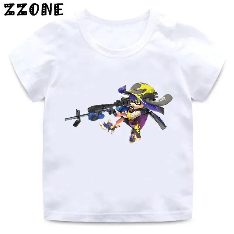Splatoon 3 Funny Game Cartoon Kids TShirts Octolings Splatlands Girls Clothes Baby Boys T shirt Summer Children Topsooo5839