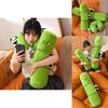 Adorable Bamboo Tube Panda Pillow Plush Cushion Soft And Cozy For Sleeping And Cuddling