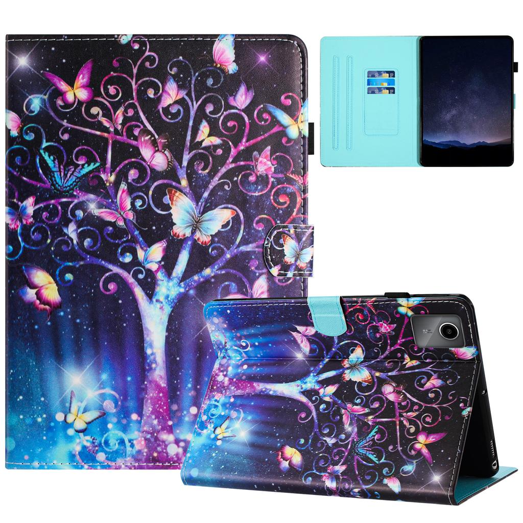 Malte søte dyr og kokosnøtttrær Mønster PU Leather Tablets Veske med For Lenovo Tab M11,M10 Plus (3. Gen),M10 Plus, M10 Gen 3, M10