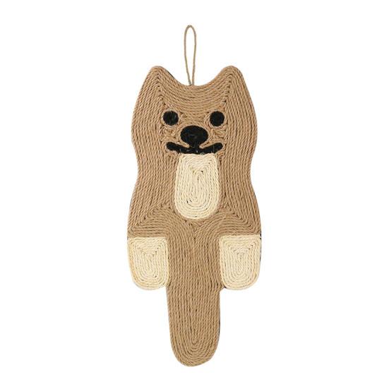 

Sisal Cat Scratching Mat Cute Animal Shape Hanging Cat Scratch Mat Protect Your Furniture Vertical Cat Scratcher for Indoor Cats Cat