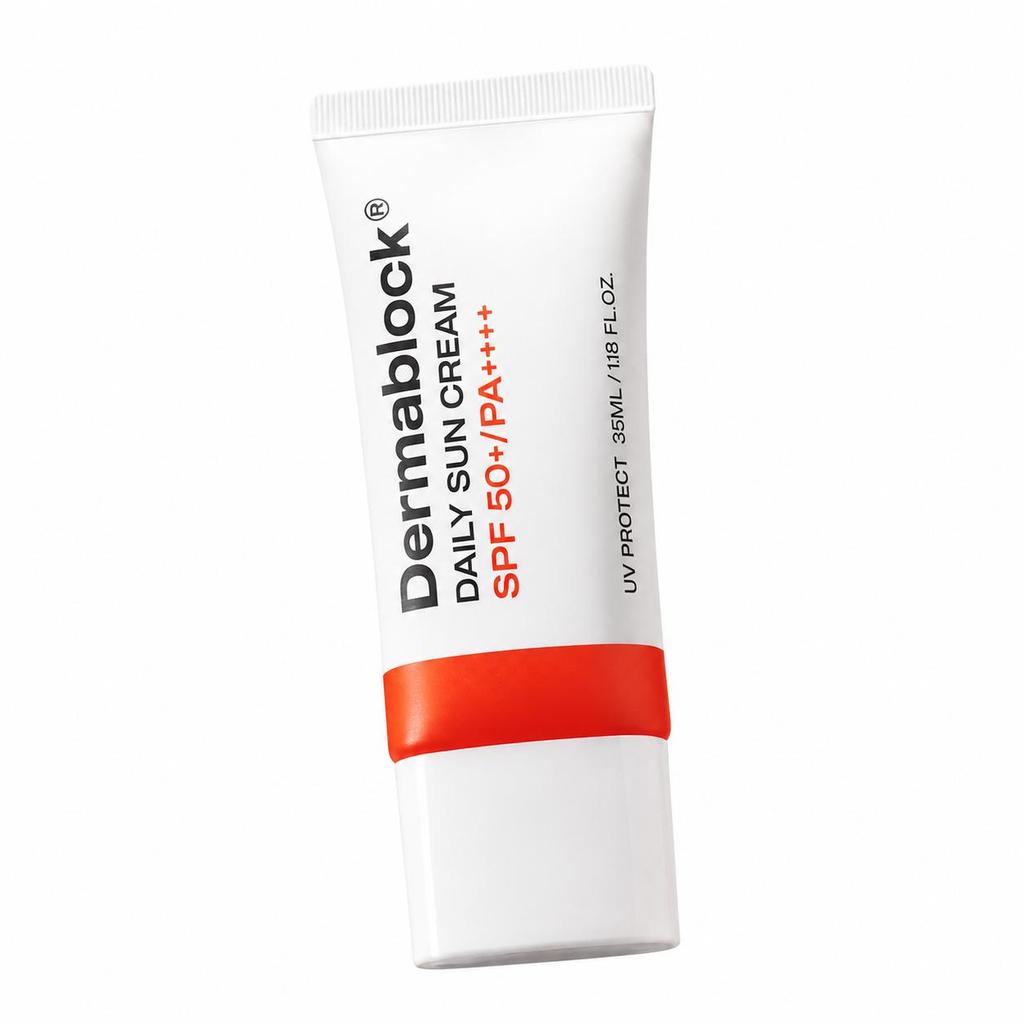 Dermablock Tägliche Sonnencreme LSF50+ PA++++ Feuchtigkeitsspendender UV-Schutz Sonnencreme 35ml